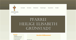 Desktop Screenshot of pfarreiengemeinschaft-gruenstadt.de