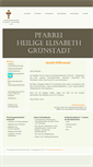 Mobile Screenshot of pfarreiengemeinschaft-gruenstadt.de
